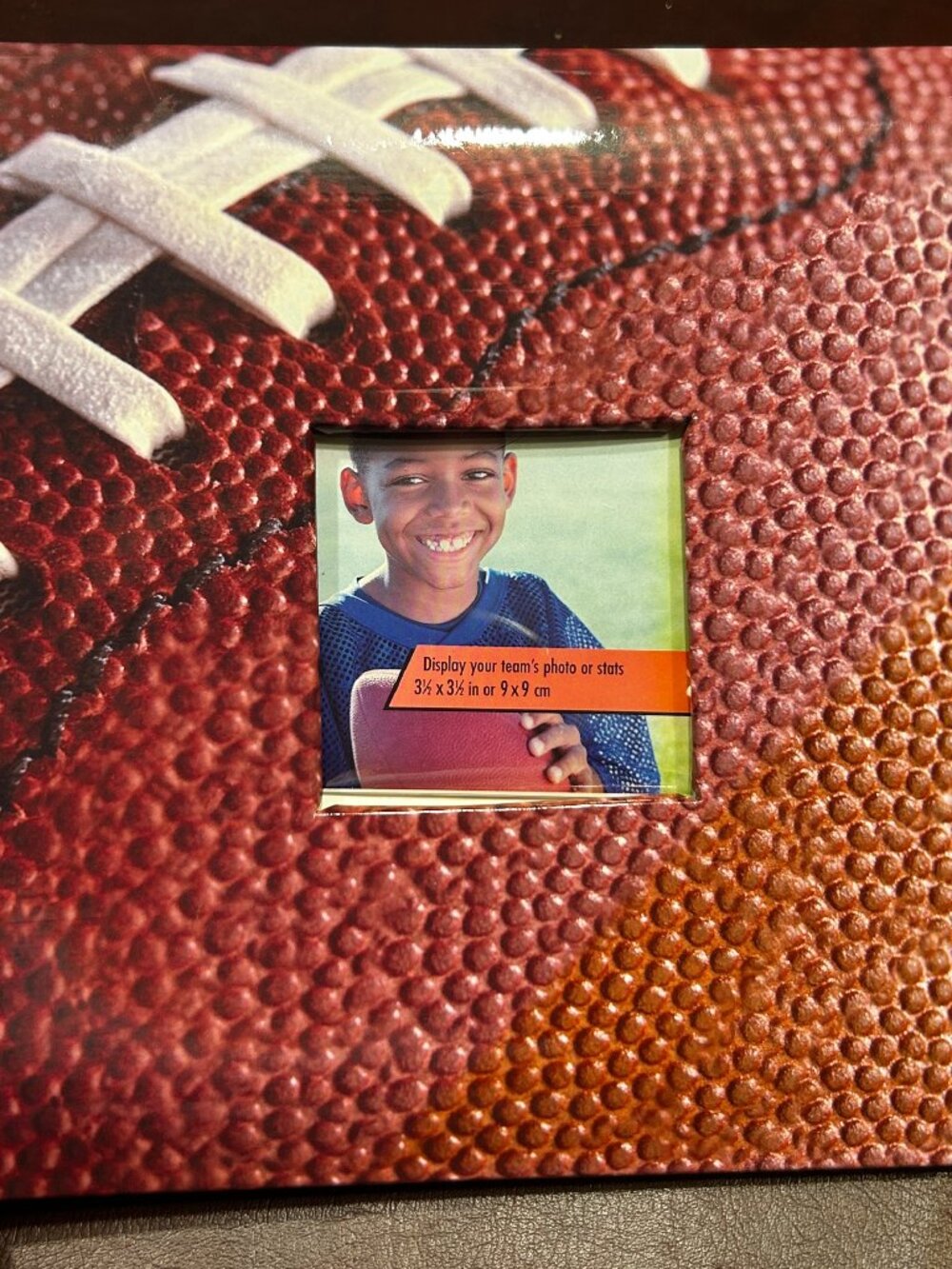 9" x 9" Top Load Scrapbook Football by MBI 20 Pages